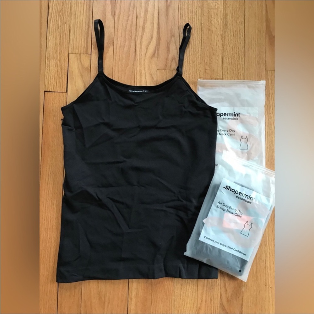 3 Shapermint Black Women's Camis size XXL